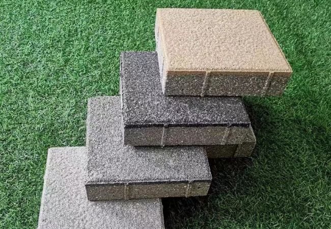 Shot blasted interlock paver brick