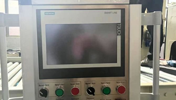 Curling machine with PLC control