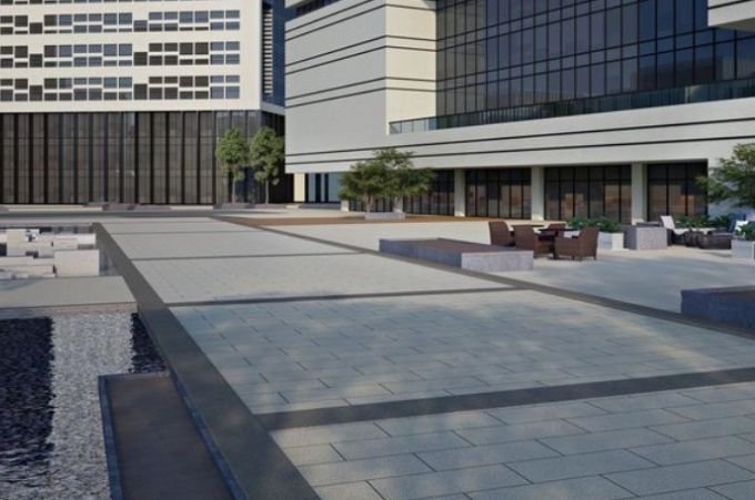 Granite shot blasting