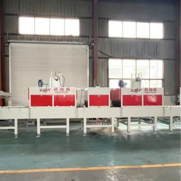 Paver block coating machine