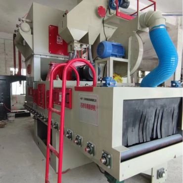 Stone Shot Blasting Machine with 2 turbines