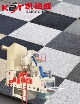 Paver block shot blasting machine