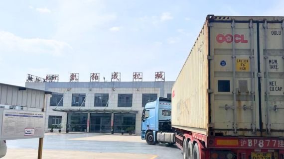 Shot blasting machine delivery