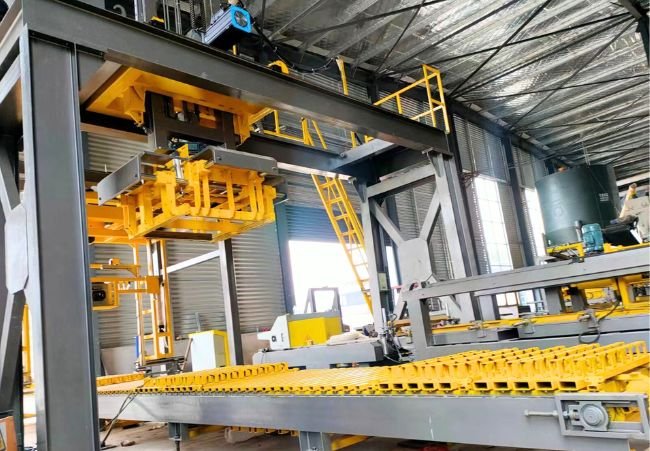 Automatic Block Cuber Stacker