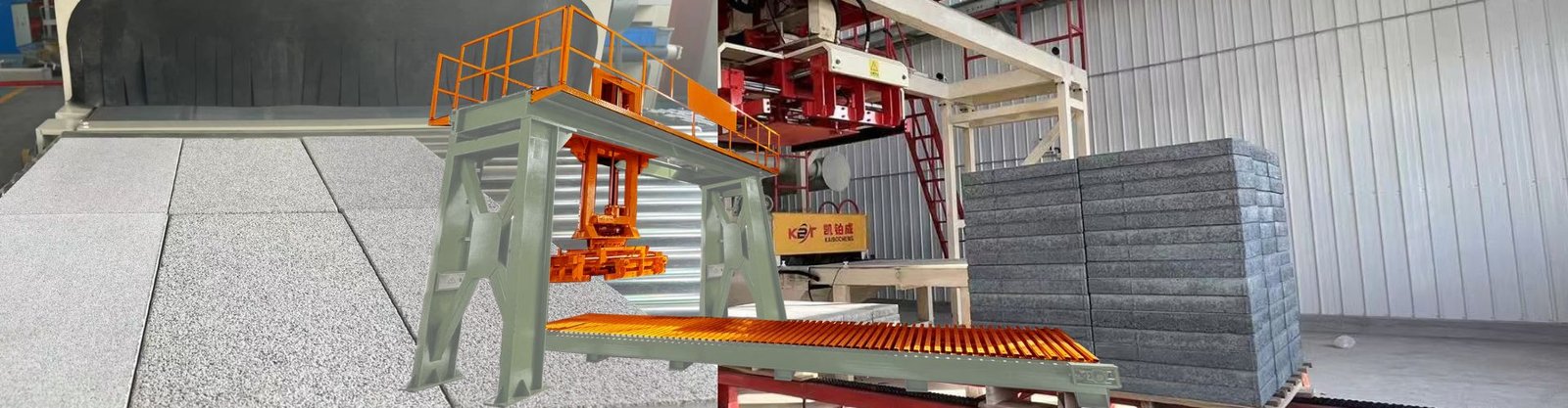 Automatic cuber stacker for concrete paver blocks