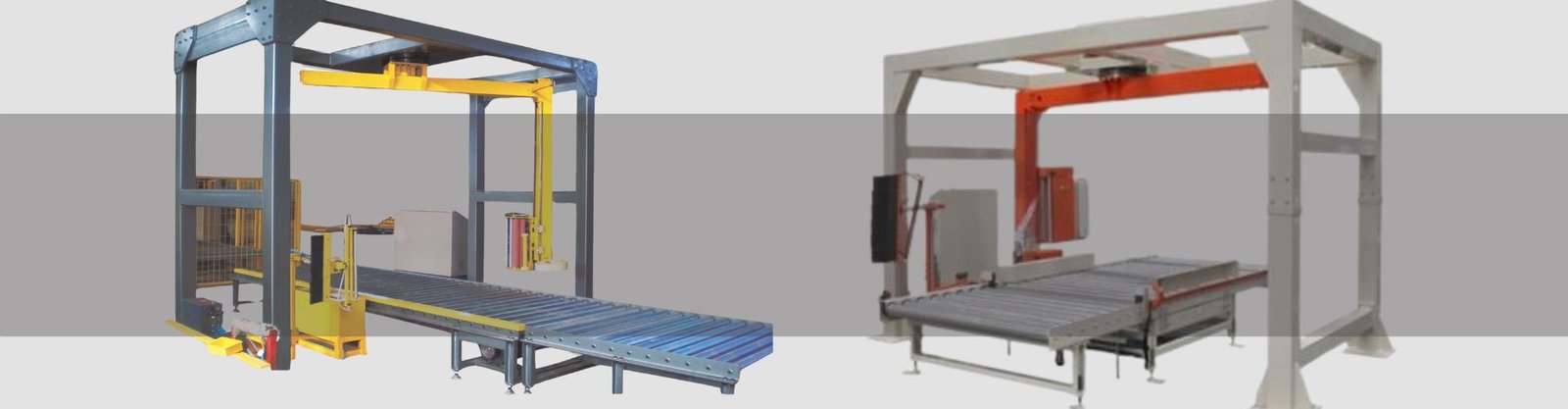 Automatic Wrapping Machine For Concrete Block Pallets