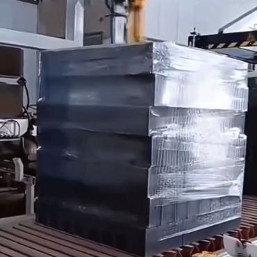 Automatic Wrapping Machine With Rotating Arm for Bulding Materials