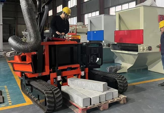 Kerbstone Carraier Installation Machine