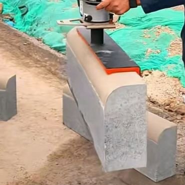 Kerbstone Installation Machine for Round Edge Kerbstone