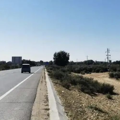 Kerbstone Installation Machine use in Desert Area