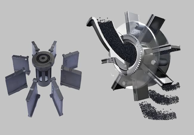 Shot Blasting Machine Spare Parts Van