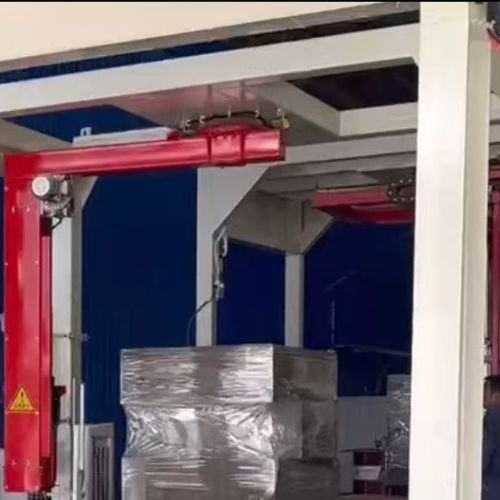 Automatic Pallet Strapping Machine For Kerbstone