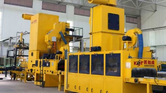 Automatic Shot Blasting Machine For Bush Hammer Concrete Surface