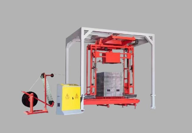 Automatic Strapping Machine for Concrete Block Pallet