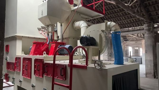 Professional Shot Blasting Machine For Concrete Paver Blocks And Slabs