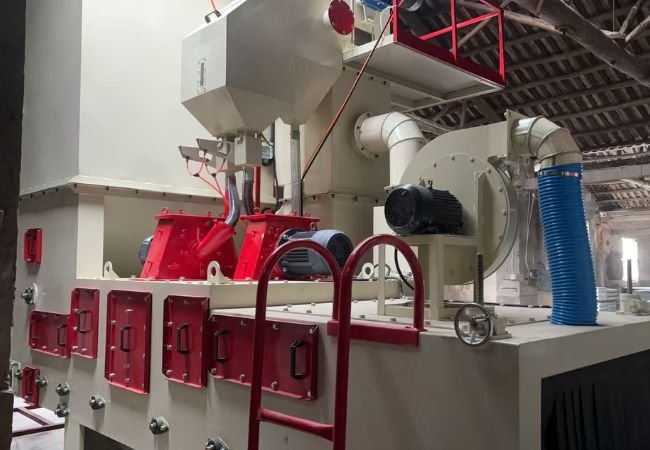 Shot Blasting Machine For Concrete Bricks