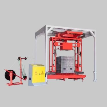Vertical Automatic Pallet Strapping Machine for Concrete Block Pallet